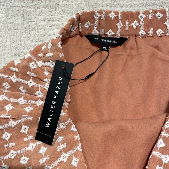 NWT WALTER BAKER Jeannie Layered Embroidered Chiffon Skirt XL - Picture 4 of 11